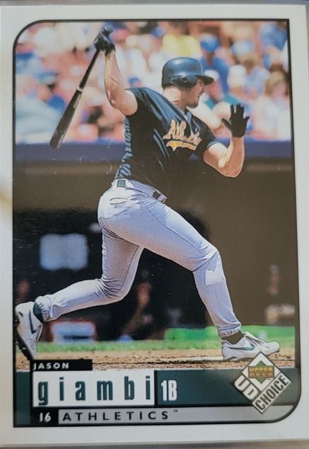 1999 Upper Deck Choice #16 Jason Giambi — front