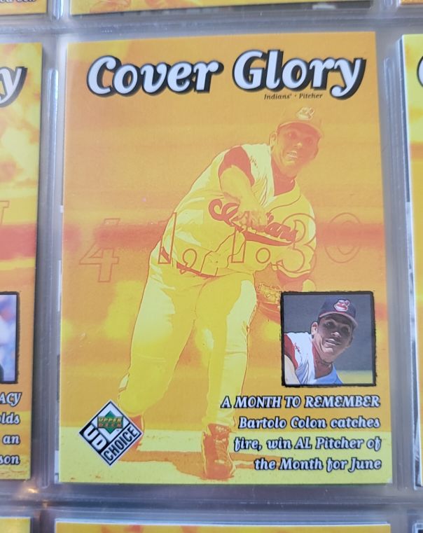 1999 Upper Deck Choice #38 Bartolo Colon — front