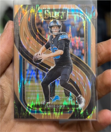 2024 Panini Select Premier Level #123 Jared Goff — front