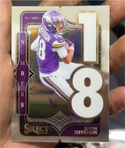 2024 Panini Select #1 Justin Jefferson — front