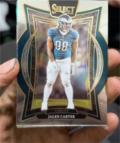 2024 Panini Select #65 Jalen Carter — front