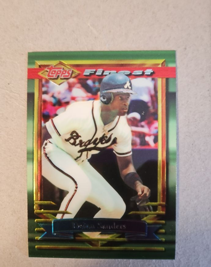 1994 Topps Finest #22 Deion Sanders — front