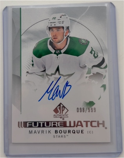 2024-25 Upper Deck SP Authentic #098 Mavrik Bourque Future Watch — front