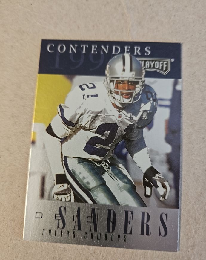 1995 Playoff Contenders #21 Deion Sanders — front