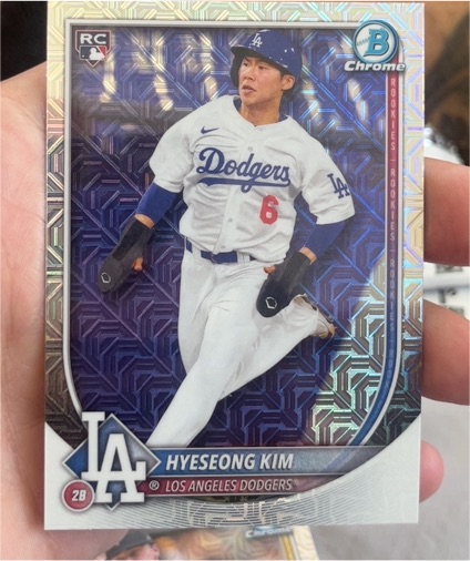 2025 Bowman Chrome #91 Hyeseong Kim — front