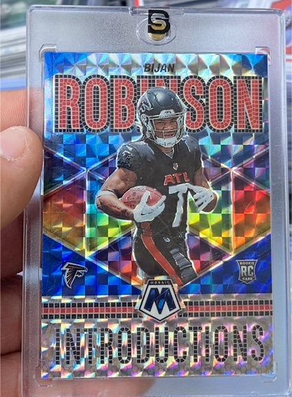 2023 Panini Mosaic Introductions #I-6 Bijan Robinson — front