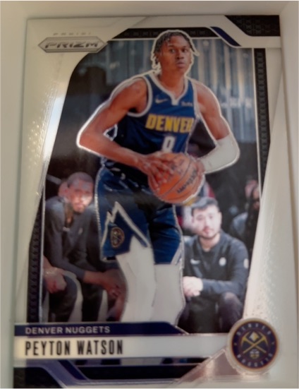 2024-25 Panini Prizm #133 Peyton Watson — front