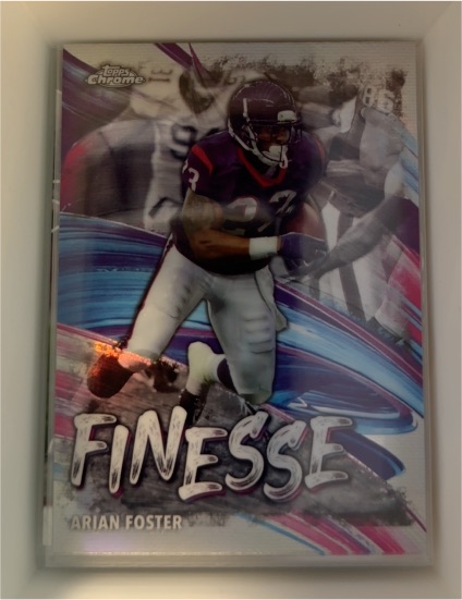 2024 Topps Chrome #F-17 Arian Foster Finesse — front