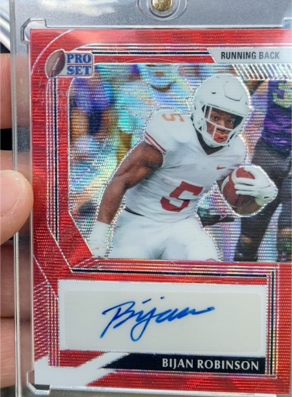 2022 Pro Set #5 Bijan Robinson — front