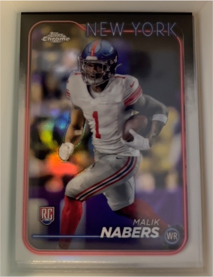 2024 Topps Chrome #205 Malik Nabers — front