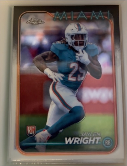 2024 Topps Chrome #239 Jaylen Wright — front