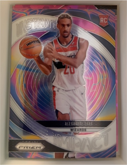 2024-25 Panini Prizm #1 Alexandre Sarr Instant Impact — front