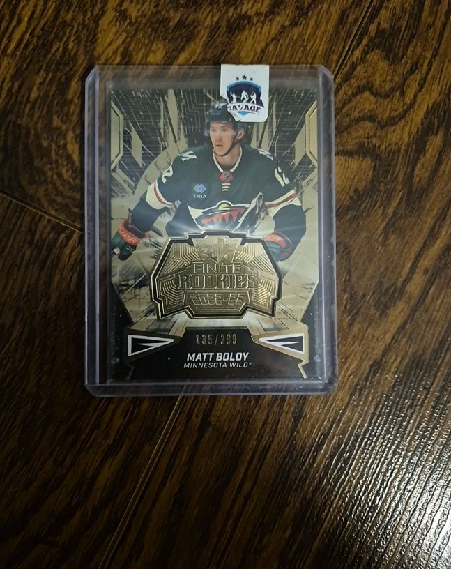 2022-23 Upper Deck SPx Finite Rookies #Matt Boldy — front