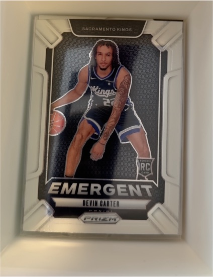 2024-25 Panini Prizm #9 Devin Carter Emergent — front