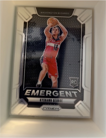 2024-25 Panini Prizm #3 Kyshawn George Emergent — front