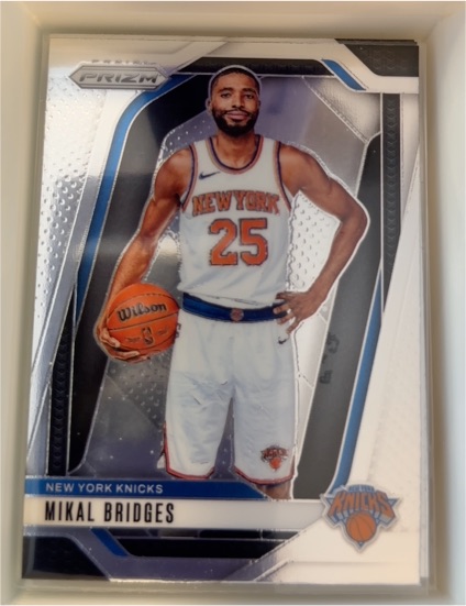 2024-25 Panini Prizm #15 Mikal Bridges — front