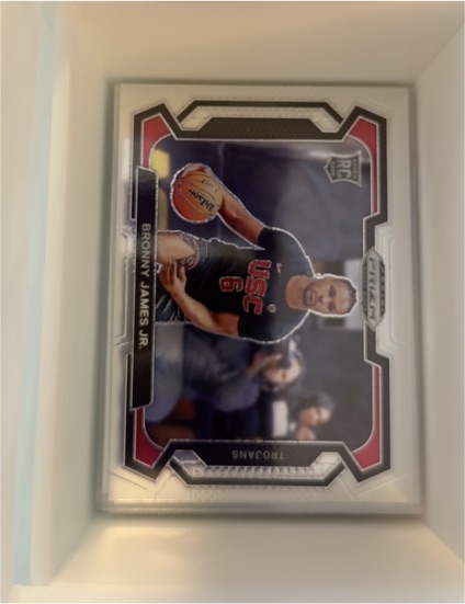 2024 Panini Prizm Draft Picks #86 Bronny James Jr — front