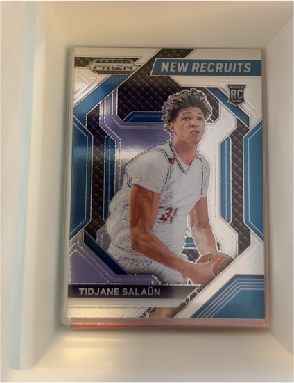 2024 Panini Prizm Draft Picks #7 Tidjane Salaun New Recruits — front