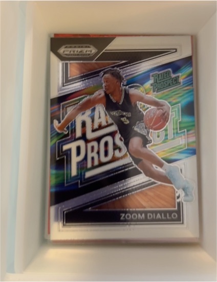 2024 Panini Prizm Draft Picks #1 Zoom Diallo Rated Prospect Silver Prizm — front