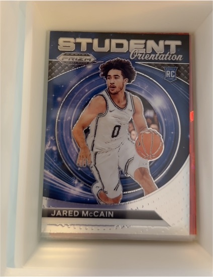 2024 Panini Prizm Draft Picks #20 Jared McCain Student Orientation Rookie — front