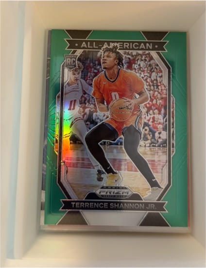2024 Panini Prizm Draft Picks #24 Terrence Shannon Jr. All-American Green — front