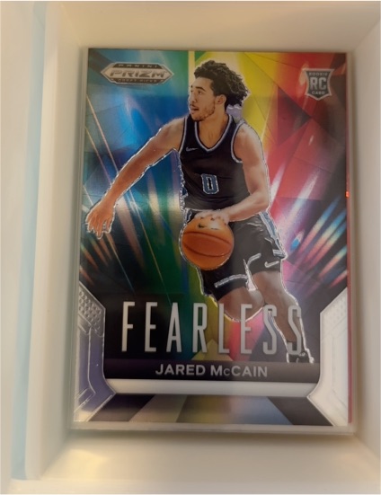 2024 Panini Prizm Draft Picks Fearless #8 Jared McCain — front