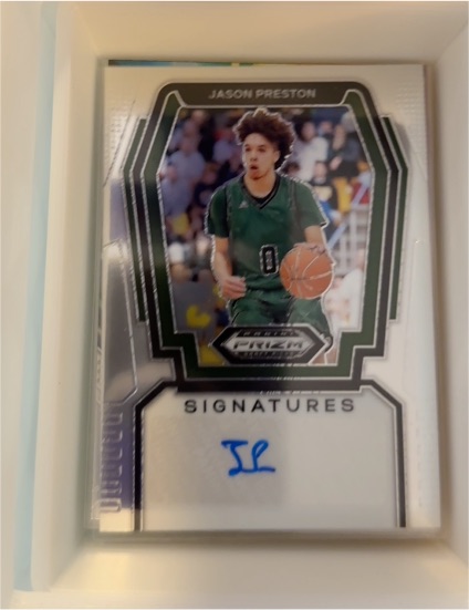 2024 Panini Prizm Draft Picks Signatures #S-JPR Jason Preston — front