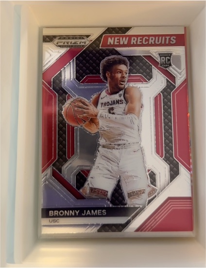 2024 Panini Prizm Draft Picks New Recruits #2 Bronny James — front