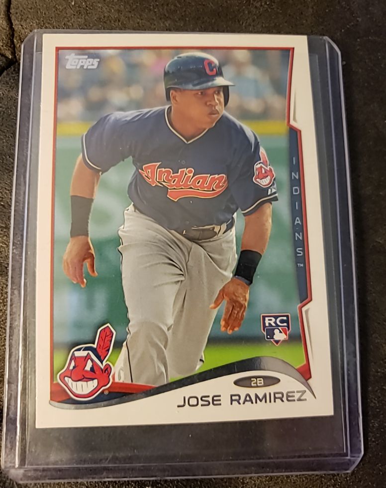 2014 Topps #424 Jose Ramirez — front
