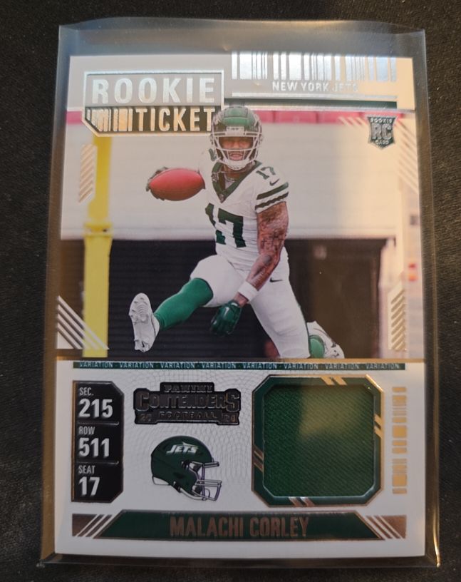 2024 Panini Contenders Rookie Ticket #RTS-MCY Malachi Corley — front