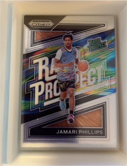 2024 Panini Prizm Draft Picks #14 Jamari Phillips Rated Prospect — front