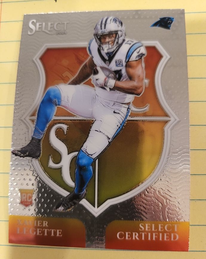 2024 Panini Select #14 Xavier Legette Select Certified Rookies — front