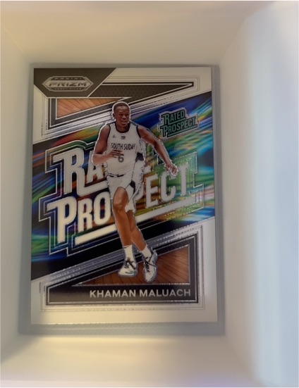 2024 Panini Prizm Draft Picks #16 Khaman Maluach Rated Prospect — front