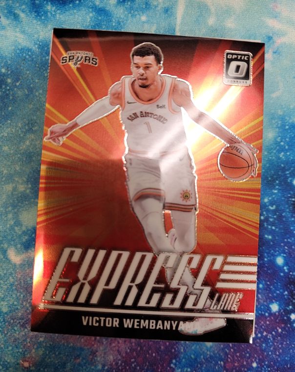 2024-25 Donruss Optic #19 Victor Wembanyama Express Lane — front
