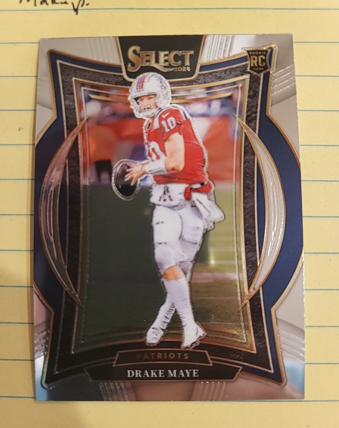 2024 Panini Select #27 Drake Maye Concourse Rookie Patriots — front