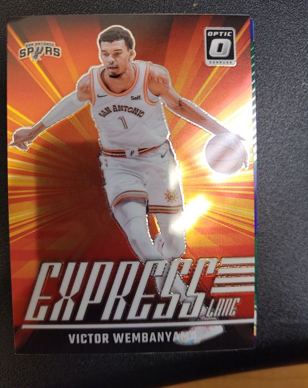 2024-25 Donruss Optic #19 Victor Wembanyama Express Lane — front