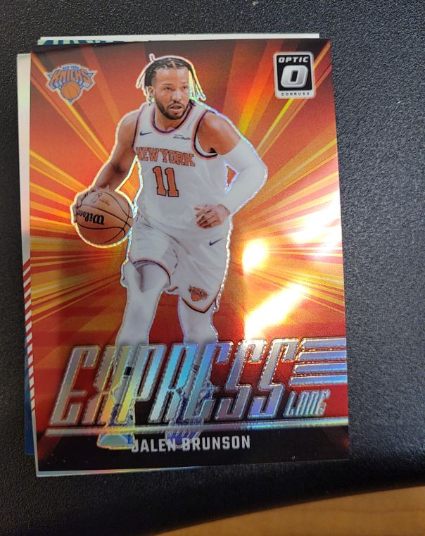 2024-25 Panini Donruss Optic #21 Jalen Brunson Express Lane Holo — front