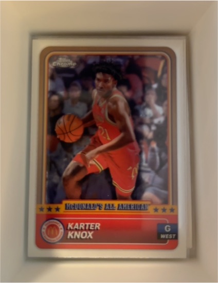 2024 Topps Chrome McDonald's All American #39 Karter Knox — front