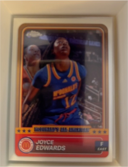 2024 Topps Chrome McDonald's All-American #3 Joyce Edwards — front