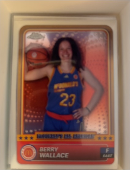 2024 Topps Chrome McDonald's All-American #62 Berry Wallace — front