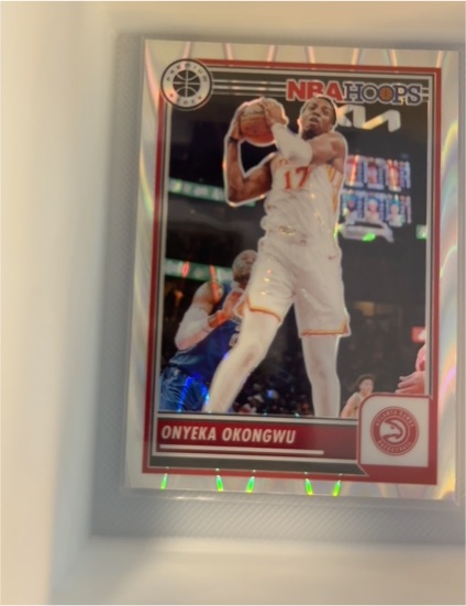 2023-24 Panini NBA Hoops Premium Stock #244 Onyeka Okongwu — front