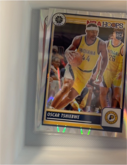 2023-24 Panini NBA Hoops Premium Stock #13 Oscar Tshiebwe — front