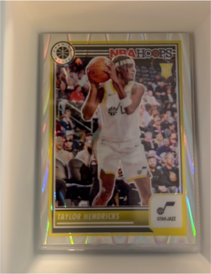 2023-24 Panini NBA Hoops #222 Taylor Hendricks — front