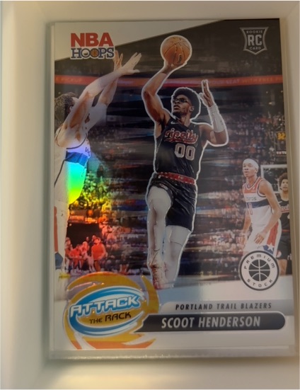 2023-24 Panini NBA Hoops Premium Stock #6 Scoot Henderson — front