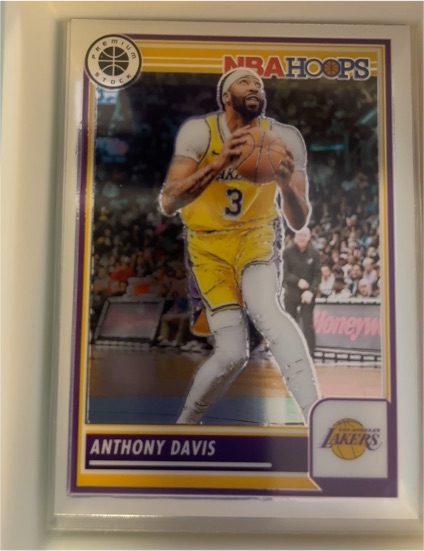 2023-24 Panini NBA Hoops Premium Stock #177 Anthony Davis — front