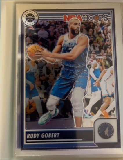 2023-24 Panini NBA Hoops Premium Stock #52 Rudy Gobert — front