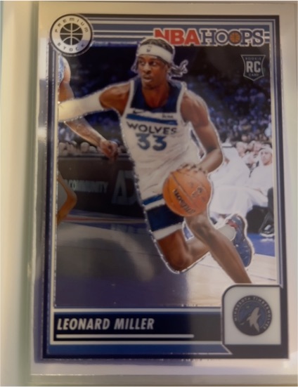 2023-24 Panini NBA Hoops #80 Leonard Miller — front
