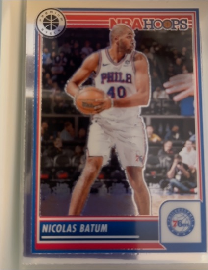 2023-24 Panini NBA Hoops Premium Stock #30 Nicolas Batum — front