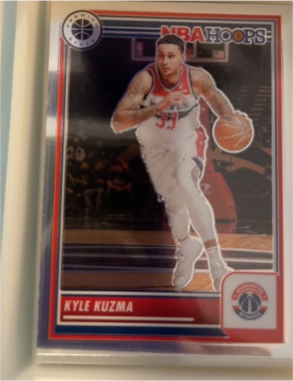 2023-24 Panini NBA Hoops Premium Stock #162 Kyle Kuzma — front