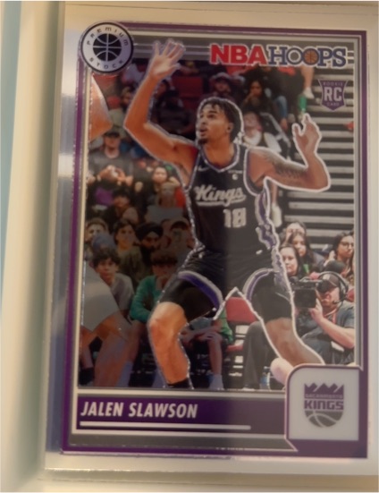 2023-24 Panini NBA Hoops Premium Stock #58 Jalen Slawson — front